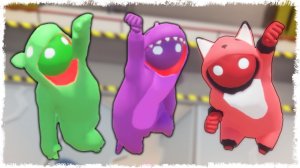 УБИЛО БОЛЬШОЙ СОСИСКОЙ!!! УГАР В GANG BEASTS!