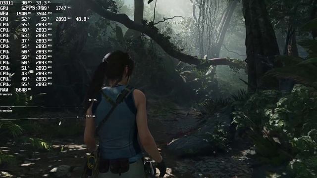Shadow of the Tomb Raider (DX 11 API). FPS Test Nvidia GeForce GTX 1050 (INTEL Xeon E5-2630 v2) смотреть онлайн