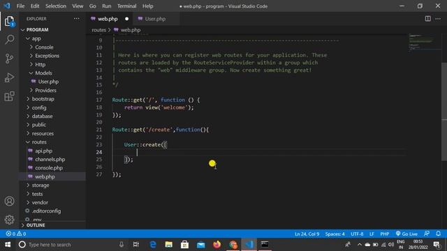 Why & How To Used Create Method In Laravel | Create Method In Laravel смотреть онлайн
