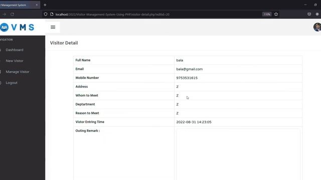Visitor Management System — PHP and MySQL #phpprojectwithsourcecode #cseprojects #phpprojects смотреть онлайн