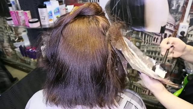 из черного в русый бюджетно и быстро/краситель ollin/ смотреть онлайн