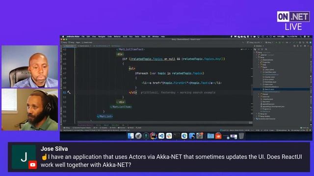 On .NET Live - Building Reactive UIs with Blazor смотреть онлайн