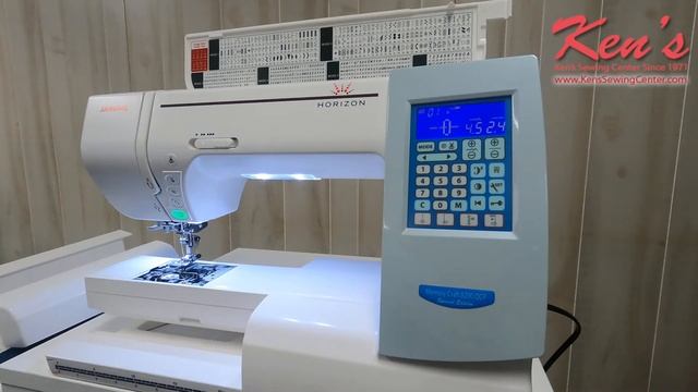Janome MC8200QCP Special Edition Sewing Machine Demo by Ken's Sewing Center in Muscle Shoals Alabam смотреть онлайн