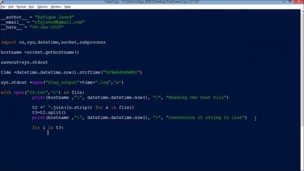 Create log file for python program || Python log file