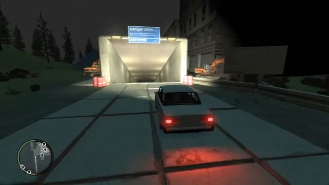 Grand Theft Auto 4: Criminal Russia RAGE 1.4.2 - Поездка на ВАЗ 2107 сток. смотреть онлайн