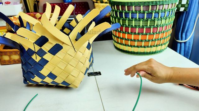 Handmade Rattan Basket Tutorial 零食面包收纳筐教程！#diy #手工 смотреть онлайн