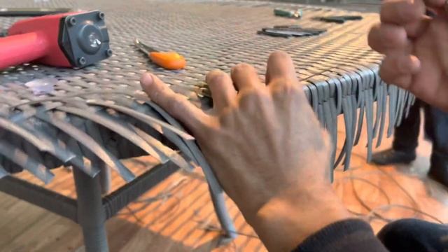 Стол круглый из ротанги своими руками смотреть онлайн