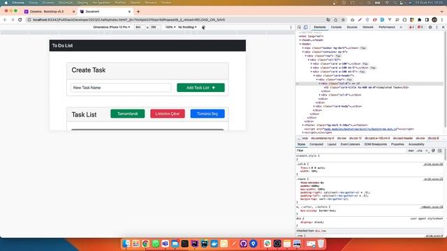 Bootstrap 5 - To Do List Tasarımı 3 Responsive - Ders 16 смотреть онлайн