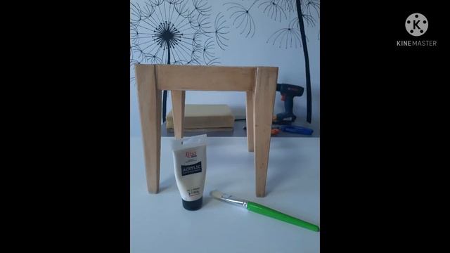 Декупаж табуретки