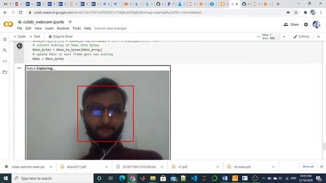 Accessing local webcam within Google Colab on Images and Videos | face detection for image and vide смотреть онлайн