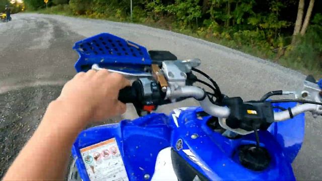 yfz 450 vs ltz 400 super close race! смотреть онлайн