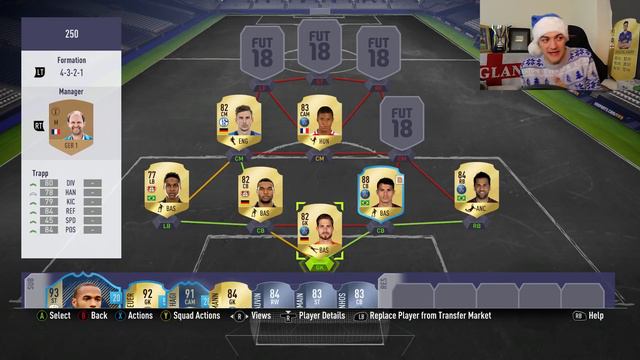 BEST 250K TEAM FOR FUT CHAMPIONS! SQUAD BUILDER FIFA 18 ULTIMATE TEAM! смотреть онлайн