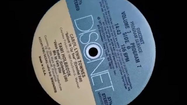 Believe in The Beat (Disconet) - Carol Lynn Townes смотреть онлайн