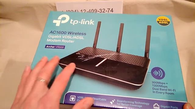 Модем TP-LINK AC1600 WIRELESS GIGABIT VDSL/ADSL MODEM ROUTER ARCHER (VR600) в Баку / Bakida смотреть онлайн