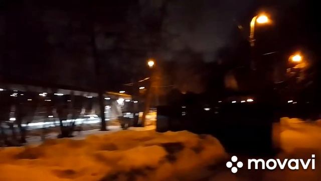 Измайловский парк ночью.