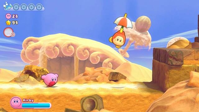 Kirby's Return to Dream Land Deluxe 100% - Level 2: Raisin Ruins смотреть онлайн