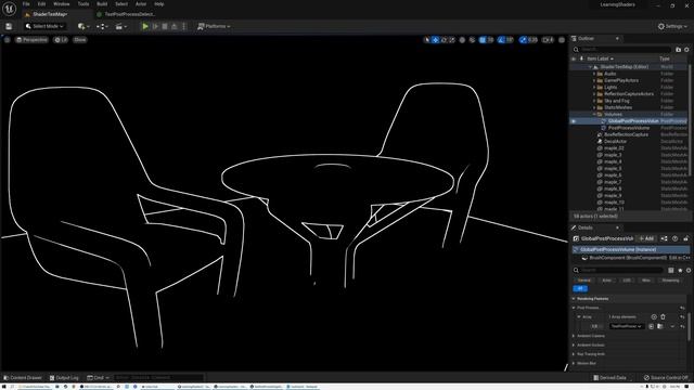 Post Process Cartoon Outlines - Shader Graph Basics - Episode 57