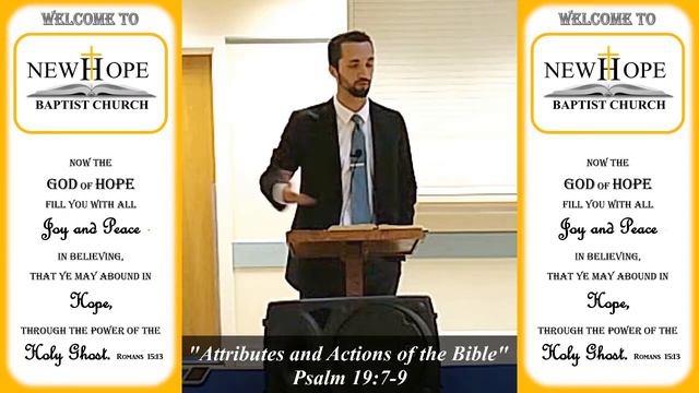 Attributes and Actions of the Bible | Psalm 19:7-9 | Samuel Pettit смотреть онлайн