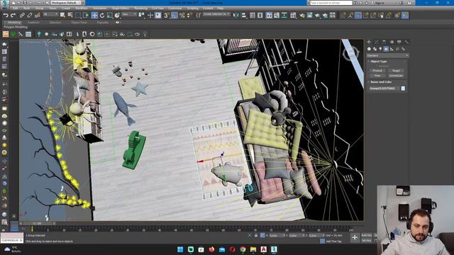 3Ds Max Çocuk Odası Tasarımı 2 смотреть онлайн