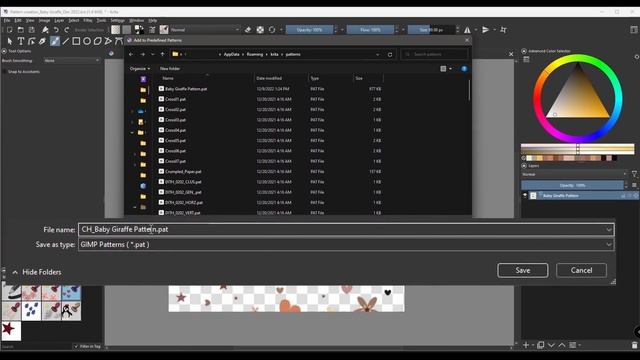 KRITA 5.1.3 - PATTERNS (Create, save, edit & more) - Create your own gift wrapping paper pattern! смотреть онлайн