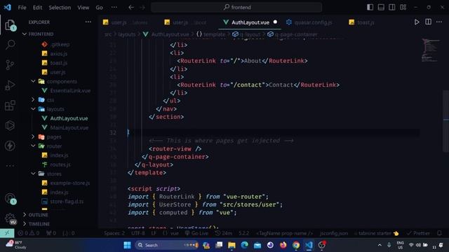 MEVN Stack : Integrate Pinia State Mangement Create Protected Routes with Logout Functionality смотреть онлайн