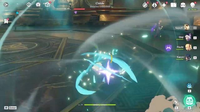 C0 Sayu PHYSICAL (Main DPS) Prototype Archaic VS Lvl 90 Childe - Genshin Impact смотреть онлайн