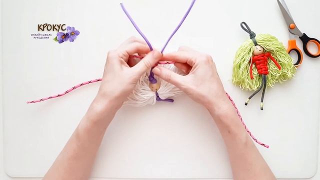 Мастер-класс Куколки из веревки | САМЫЙ БЫСТРЫЙ СПОСОБ | Tutorial Rope dolls | Fast way смотреть онлайн
