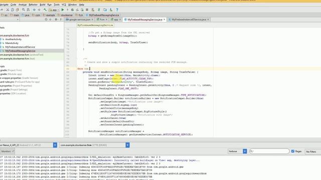 Send Notification firebase to mobile device-part 2 смотреть онлайн