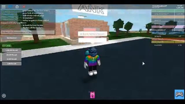 Bank Factory Tycoon how to get free money | ROBLOX смотреть онлайн