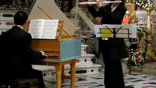 Bach Sonata for Flute and Harpsichord BWV 1020 смотреть онлайн