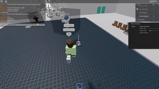 Hitbox Expander GUI Script | ROBLOX EXPLOITING смотреть онлайн