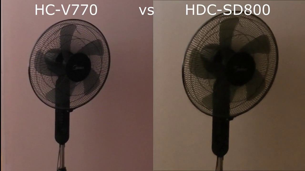 Panasonic HC-V770 (V760) Vs Panasonic HDC-SD800 (900) Video Test