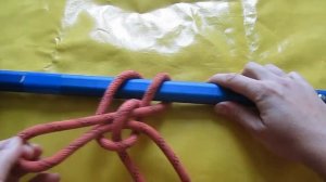 Морские узлы по Скрягину №103  Ведёрный узел  #БыстроразвязывающиесяУзлы