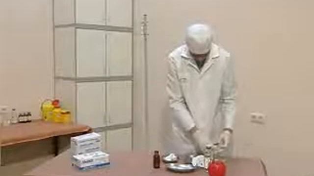 Заполнение системы для внутривенного капельного введения лекарственных средств смотреть онлайн