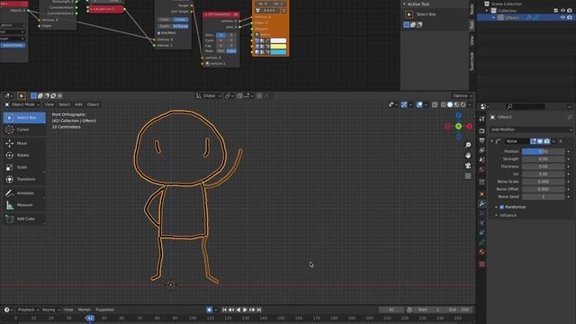 LIVENODING Grease Pencil Interpolation And Geometry Nodes Mesh