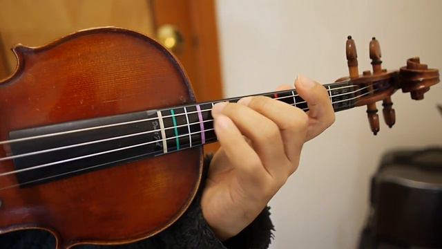 ABRSM Grade 5 Scales C# Harmonic Minor Scale Demo With Colour Labels