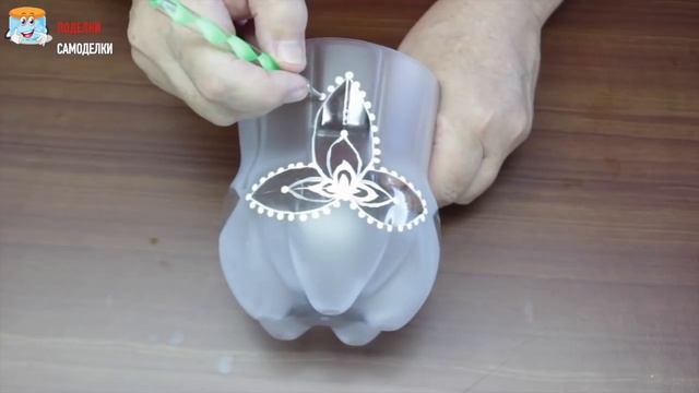 Поделки Из Пластиковых Бутылок Как Сделать Красивую Вазу Своими Руками смотреть онлайн