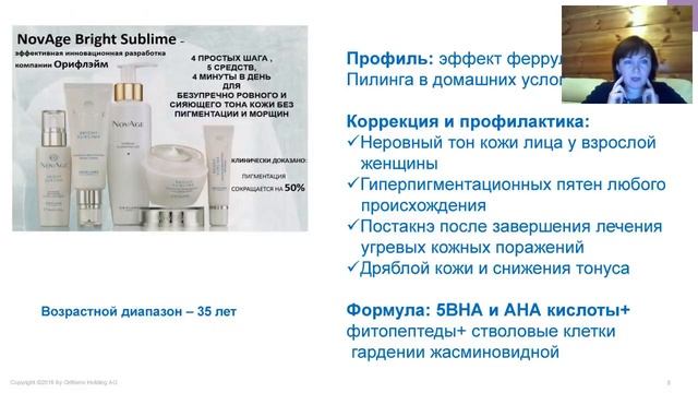 Коротко серии NovAge  Bright Sublime