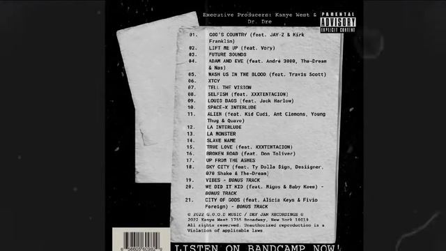 Kanye West - GOD'S COUNTRY (Fan 2022 Concept Album) OUT NOW! смотреть онлайн