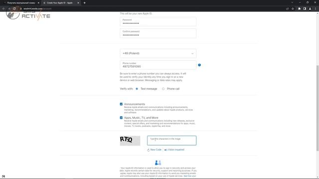 РЕГИСТРАЦИЯ Apple БЕЗ НОМЕРА ТЕЛЕФОНА ! КАК СОЗДАТЬ АККАУНТ AppleID смотреть онлайн