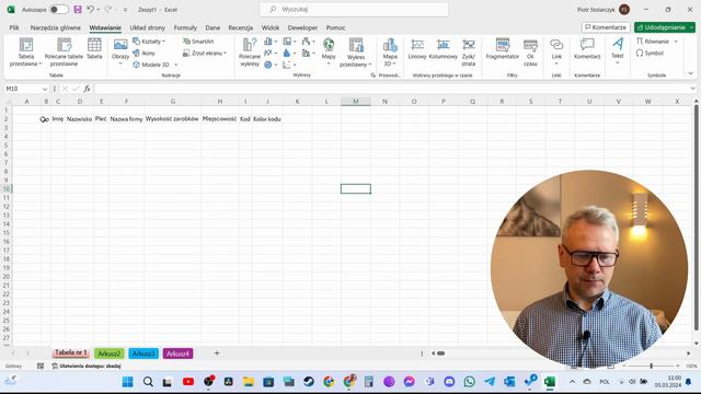 Tabelka w skoroszycie Excelu - poradnik dla początkujących смотреть онлайн