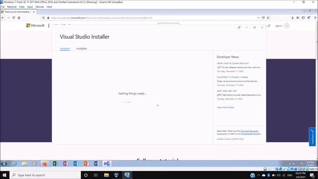 Installing VC++ from Visual Studio 2019 Community Edition Installation Setup смотреть онлайн