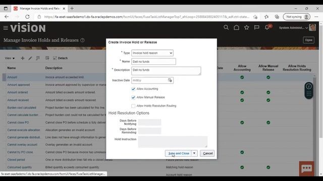 Oracle AP Invoice Hold and Release | Oracle Fusion AP | Fusion Invoice Hold and Release |Fusion BIS смотреть онлайн