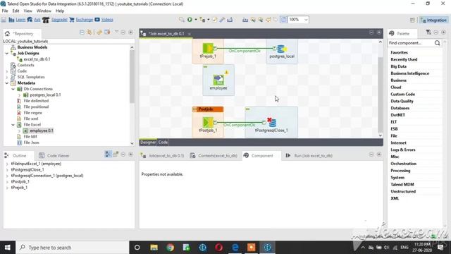 Talend - Import data from Excel sheet to Postgres Database Table смотреть онлайн