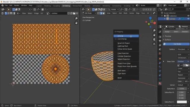 Blender Texturing tutorial - Blender Texture Mapping tutorial (Blender UV mapping simplified) смотреть онлайн