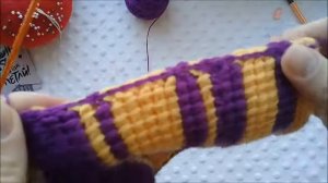 Декоративный шов для соединения вязаных деталей