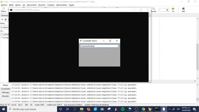 Curso de wxPython - 17. ComboBox смотреть онлайн