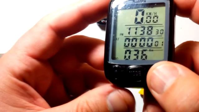 Как настроить велокомпьютер SunDing