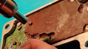 Практика снятия электроизоляционного компаунда