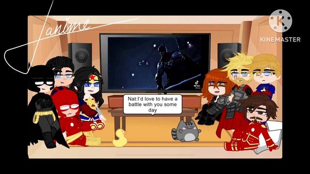 Avengers and Justice League react to each other | gcrv | 1/2 смотреть онлайн